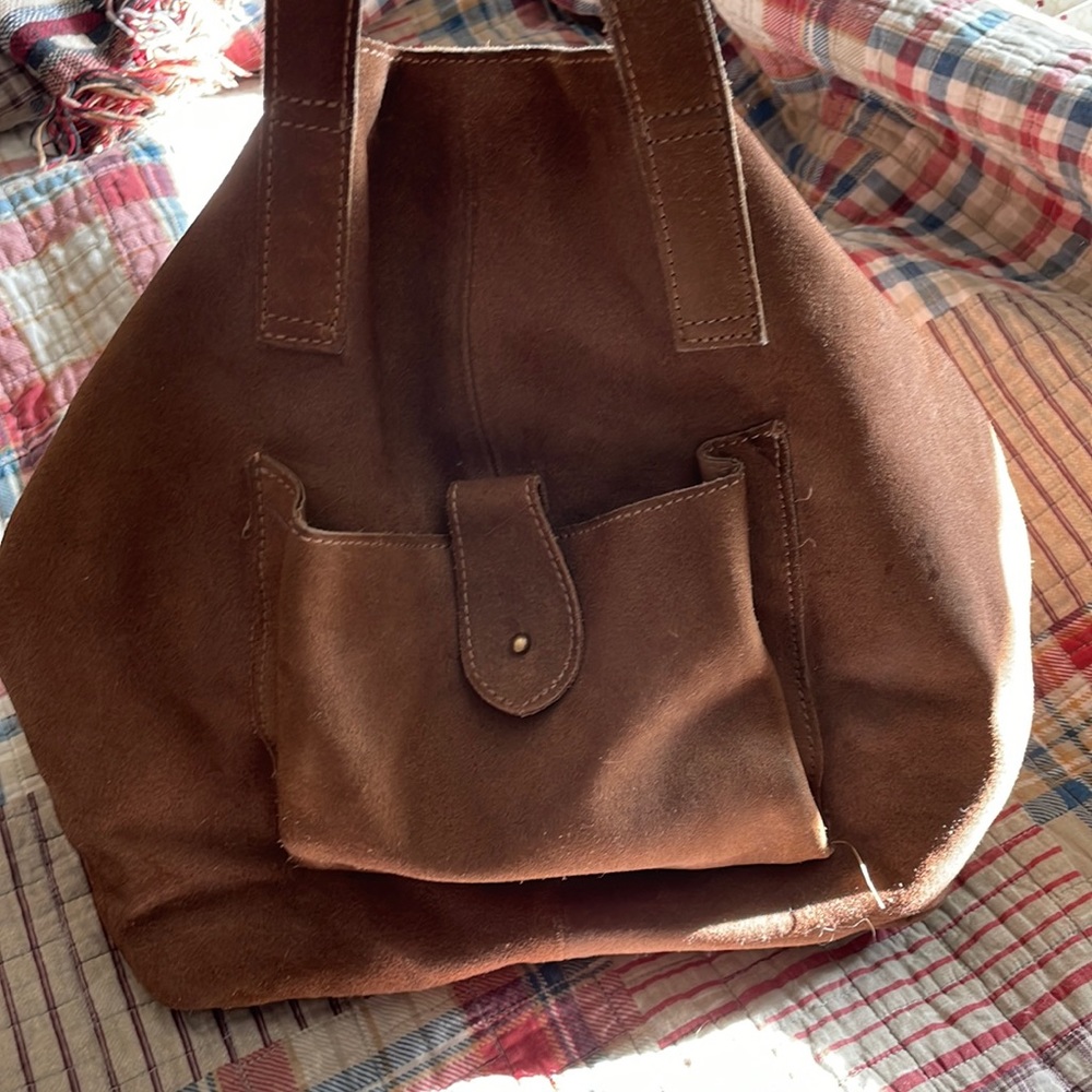 Tote bag. Free People. Gently used. Can be carried as a bookbag